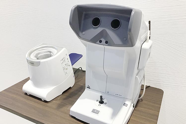 血圧計、自動視力計